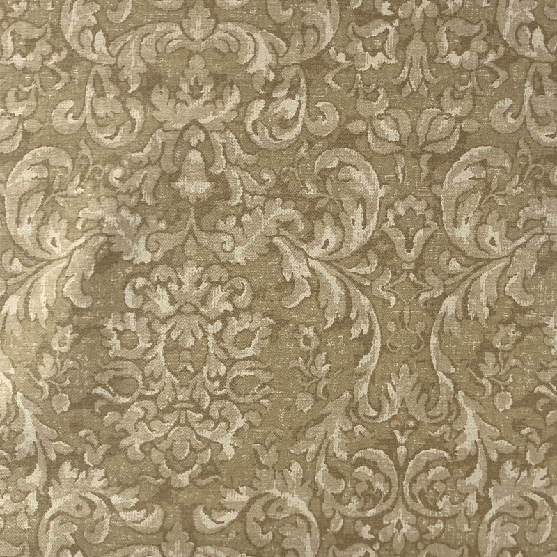 Evanston Damask CL Limestone Drapery Upholstery Fabric by Ralph Lauren
