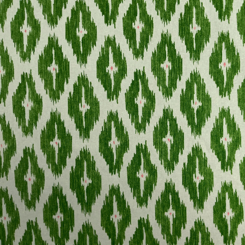 Diwali CL Green Drapery Upholstery Fabric by  P Kaufmann