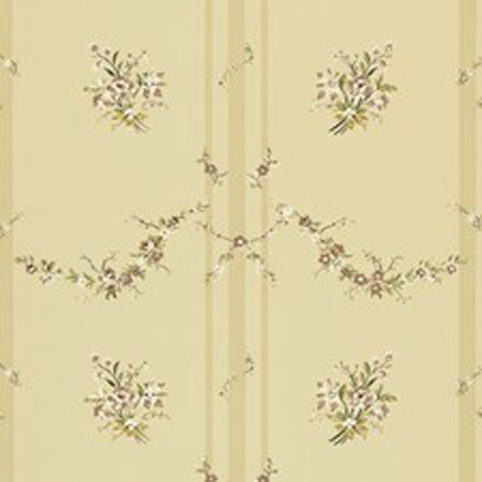 Tuilleries Stripe CL Tea Double Roll of Wallpaper  by Ralph Lauren