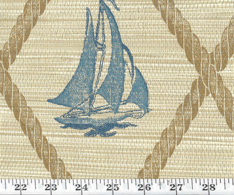 S.S. Hessie CL Slate Double Roll of Wallpaper  by Ralph Lauren