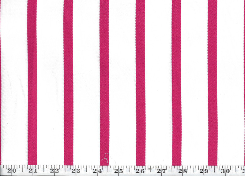 Edgewater Stripe CL Begonia Drapery Upholstery Fabric by Ralph Lauren