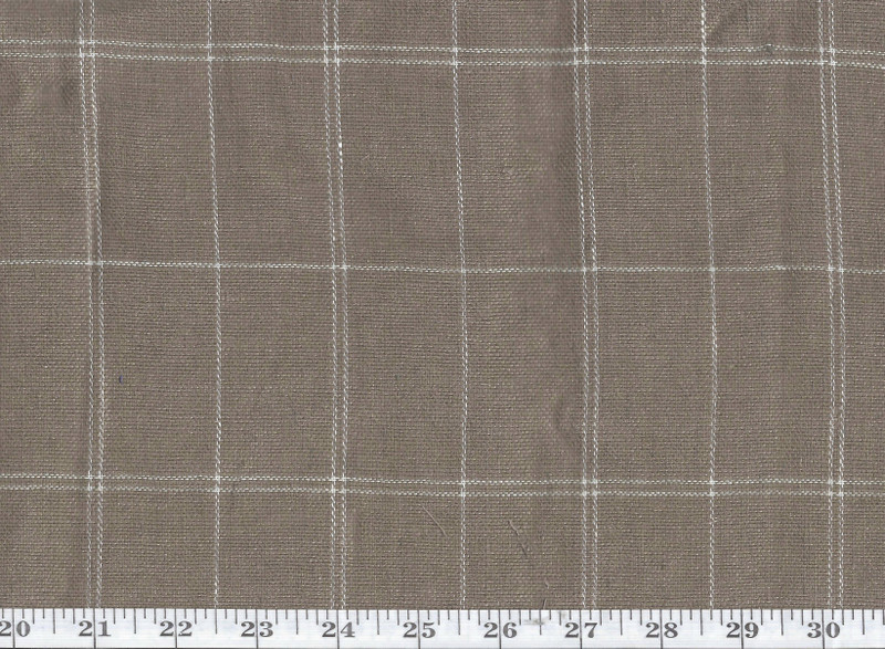 Sauria Grid CL Gazelle Drapery Upholstery Fabric by Ralph Lauren