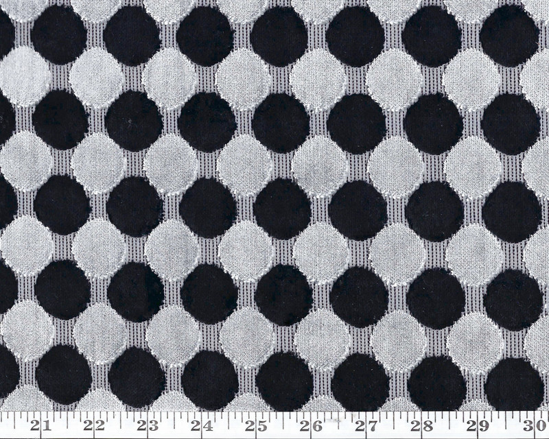Hoover CL Graphite Velvet Upholstery Fabric by DeLeo Textiles