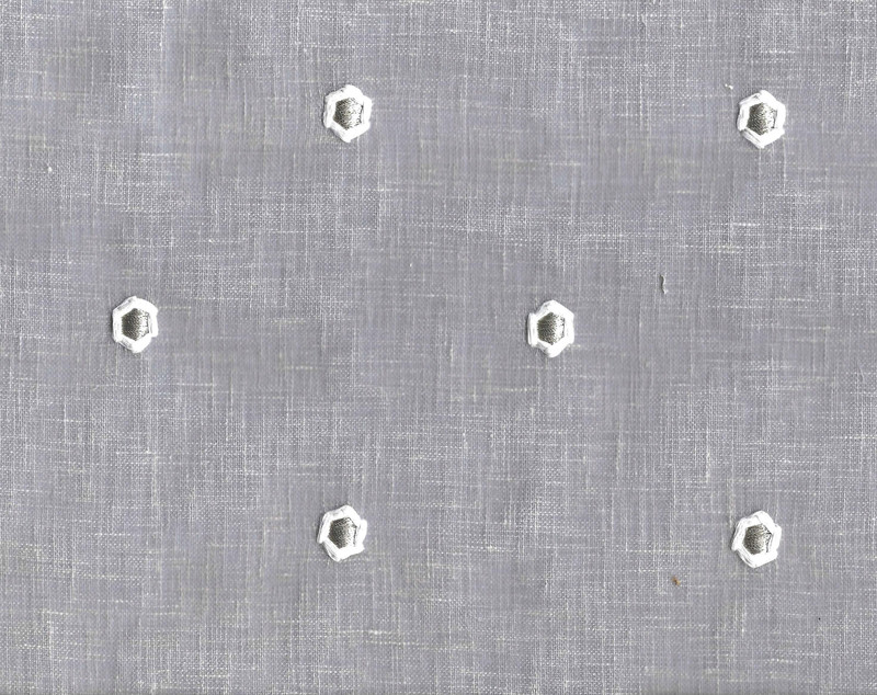 Lania Embroidery CL Fog Embroidered Drapery Fabric by PK Lifestyles