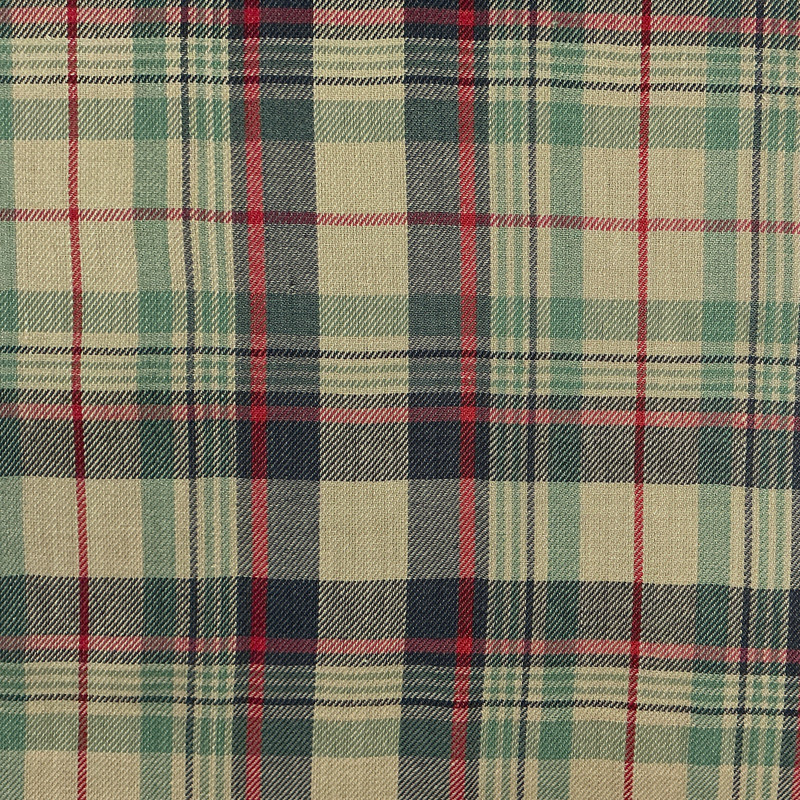 Back Bay Plaid CL Slate Drapery Upholstery Fabric by Ralph Lauren