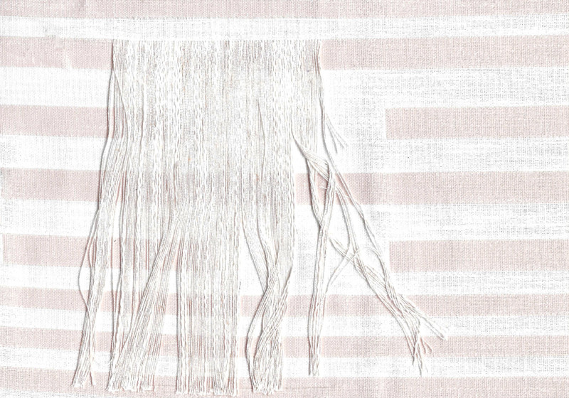 Loose Ends CL Blush Drapery Upholstery Fabric by  P Kaufmann