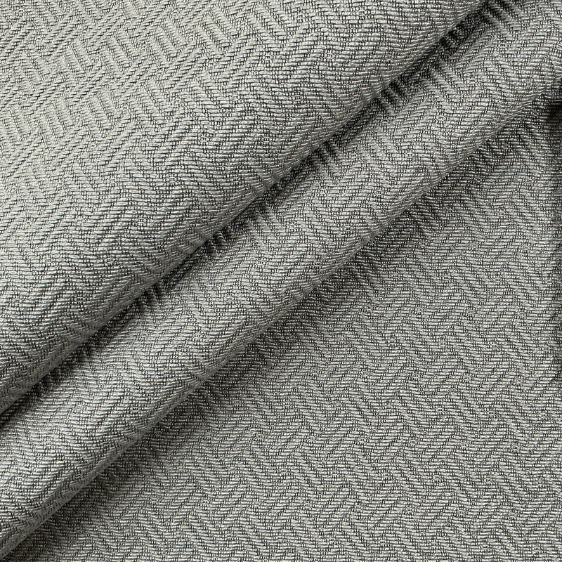 Montevista Herringbone CL Pearl Grey Performance Upholstery Fabric by Ralph Lauren