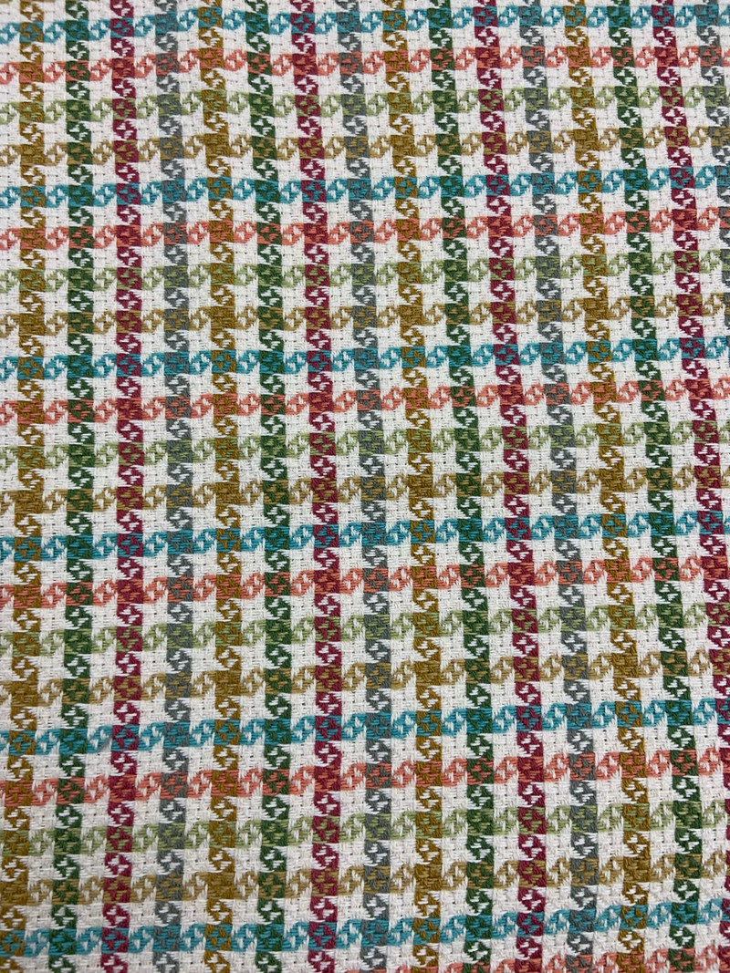 Twirl Coral Upholstery Fabric by Ralph Lauren