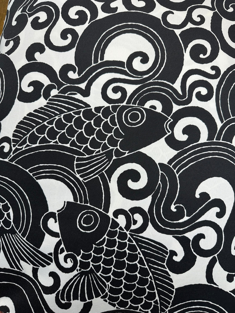 Waveform Onyx Upholstery/Drapery by P. Kaufman