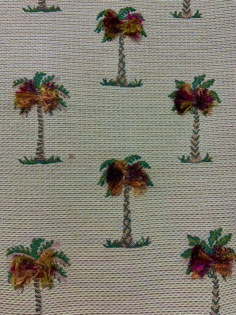 Beige Palm Upholstery Fabric by Kravet