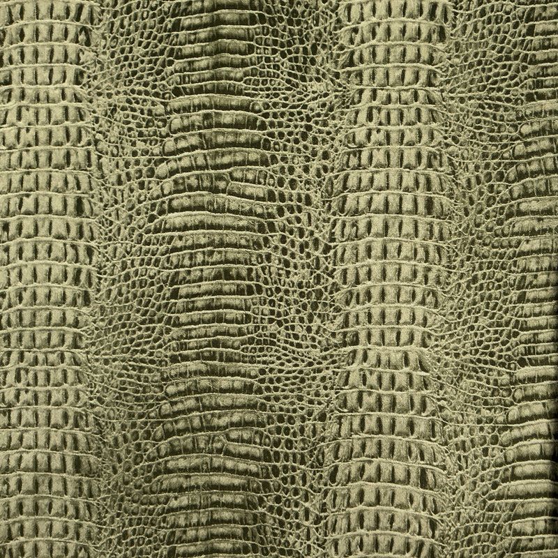 Corep 05 | Printed Velvet Upholstery Fabric | Snake Skin in Olive Green | Heavyweight | 54" Wide | Rioma | By the Yard