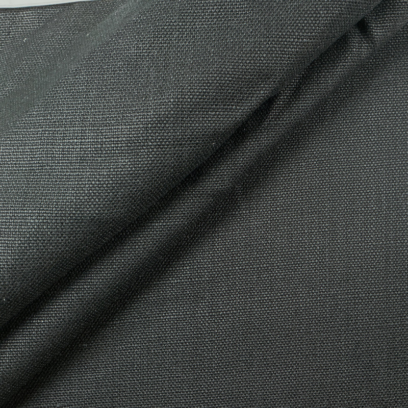 Slubby Linen Ebony by P. Kaufman