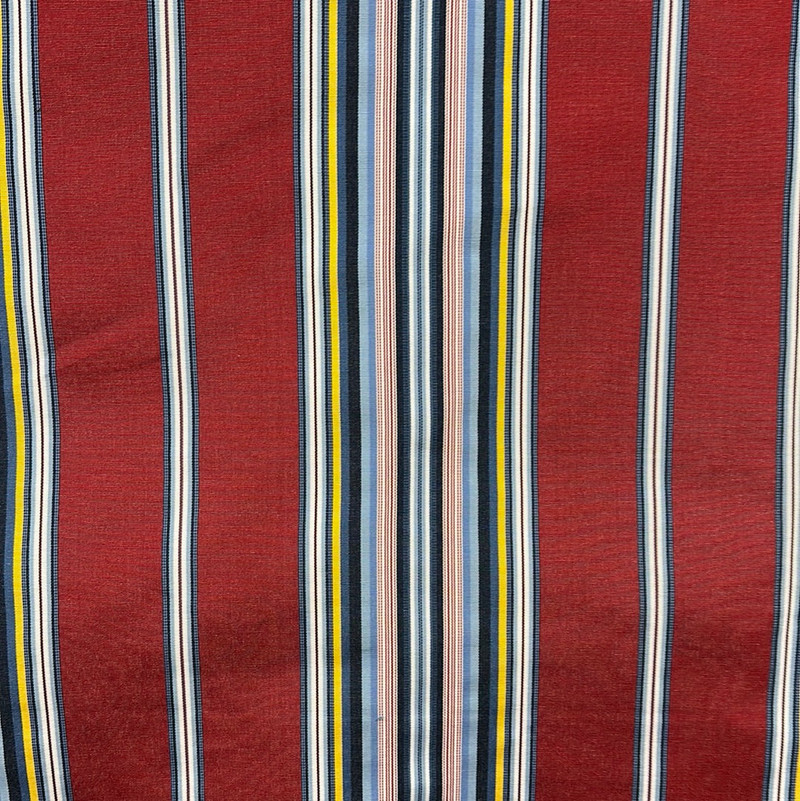 Lagobach Red Outdoor Upholstery Fabric by Sunbrella