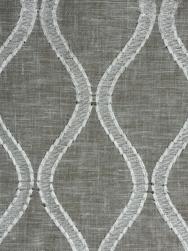 Brookside Cloud Sheer Drapery Fabric by P. Kaufman