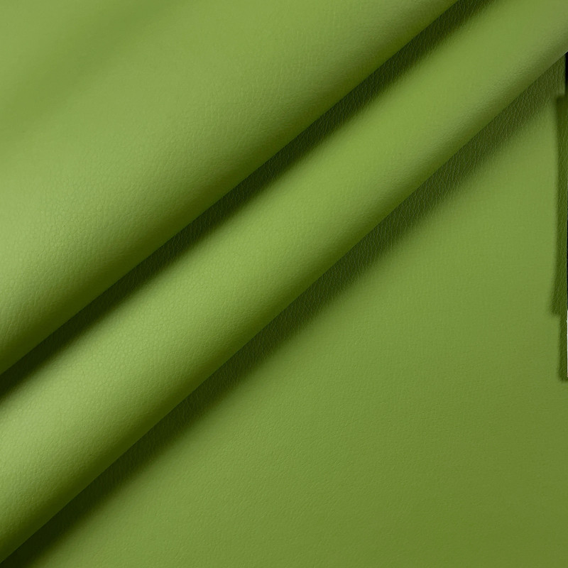 Caliber in Lime | Vinyl Fabric | Solid in Green | 54 Inch Wide | Heavy Weight | PVC / Vinyl | By The Yard