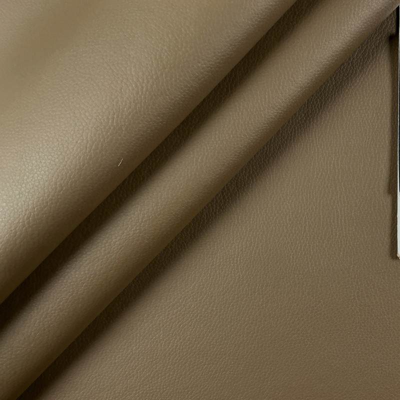 Turner in Tan | Vinyl Fabric | Solid Tan Brown | 54 inches | Heavy Weight | PVC / Vinyl | By The Yard