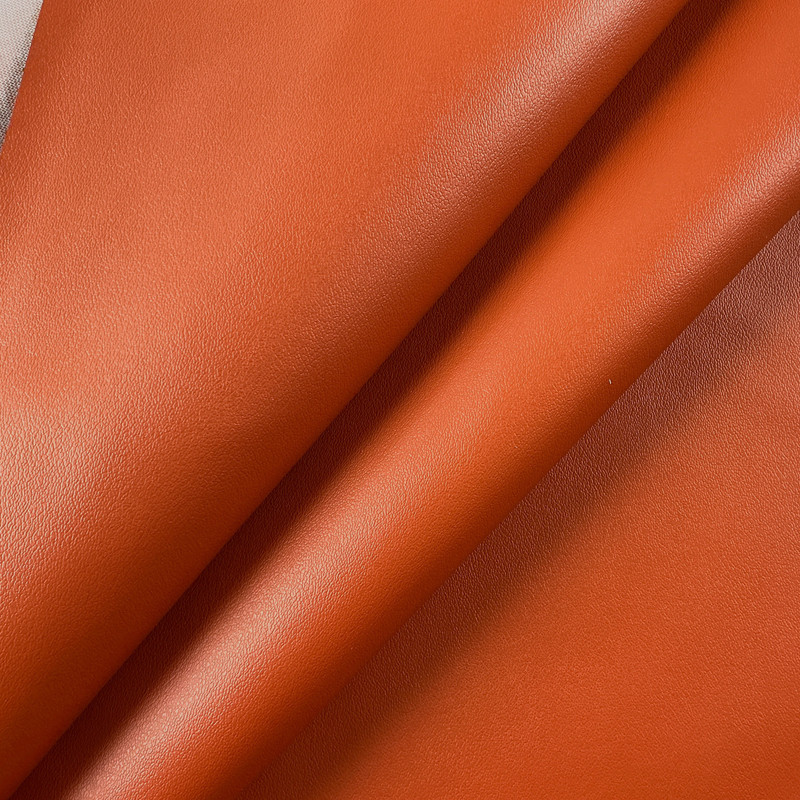 Esprit in British Tan | Vinyl Fabric | Orange-Brown | 54 Inch Wide | Heavy Weight Fabric | PVC / Vinyl | By The Yard