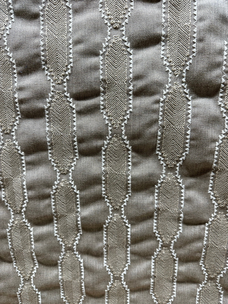 Mustang Stripe Wren Outdoor Fabric by Sunbrella