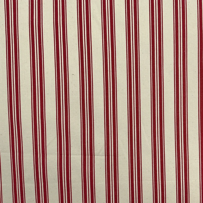 TickTock Scarlet Upholstery Fabric by Ralph Lauren