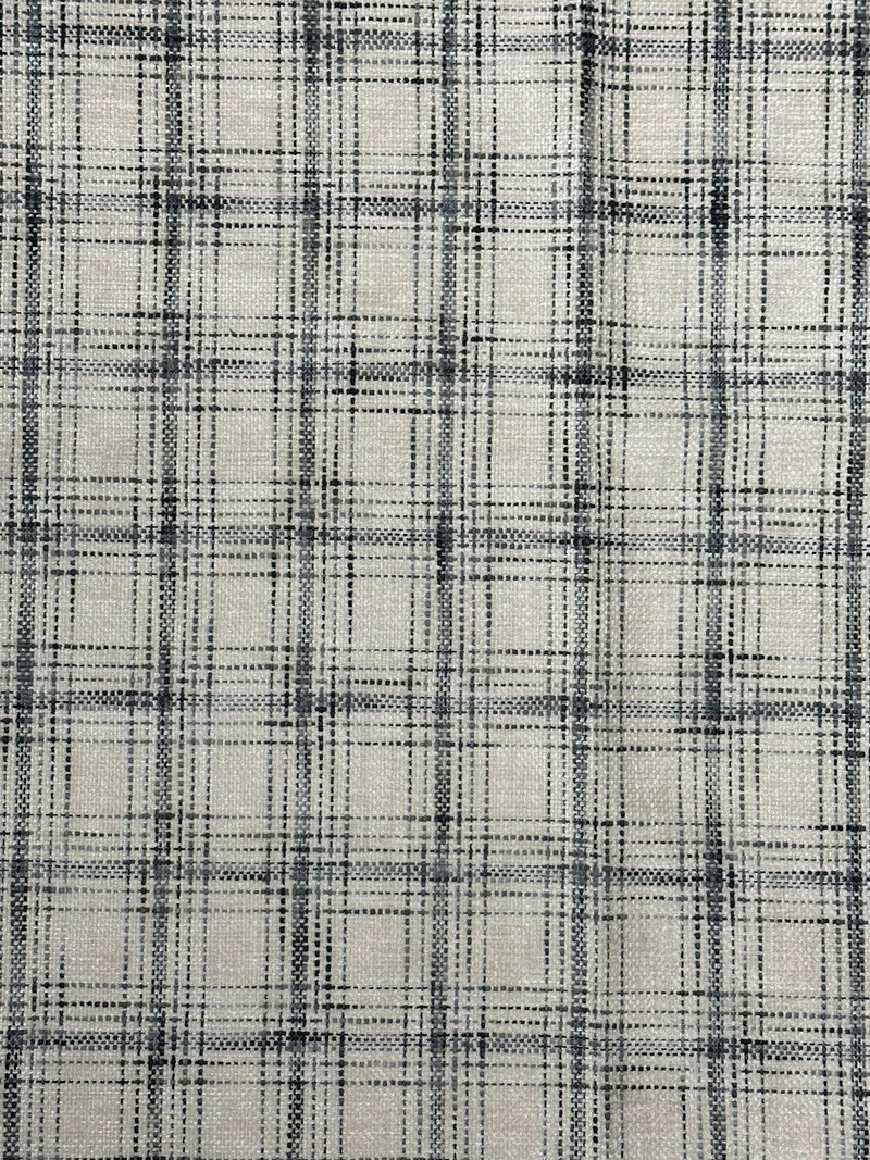 Hampton Plaid Icicle Upholstery/Drapery Fabric by P. Kaufmann