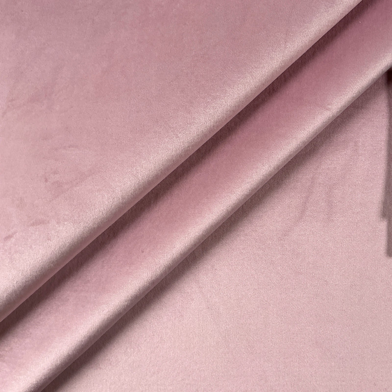 Legend in Peony | Velvet Upholstery Fabric | Solid Pink Silky Velvet  | Heavyweight | 54" Wide | P. Kaufmann | 100% Polyester | By the Yard