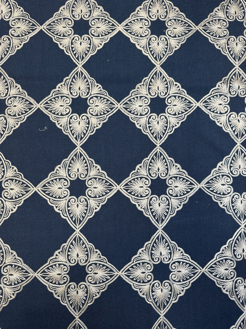 Lewis Admiral Upholstery/Drapery Fabric by Millcreek/Swavelle