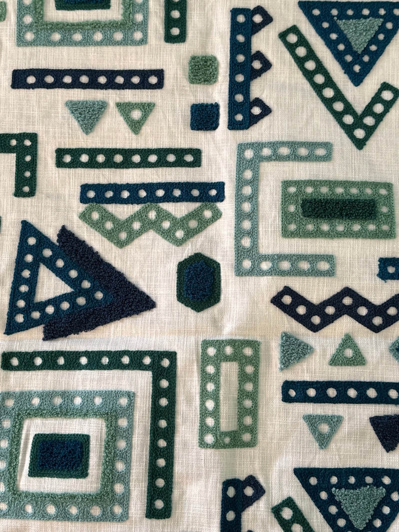 Geoscape Emb. Caspian Upholstery/Drapery Fabric by P. Kaufmann