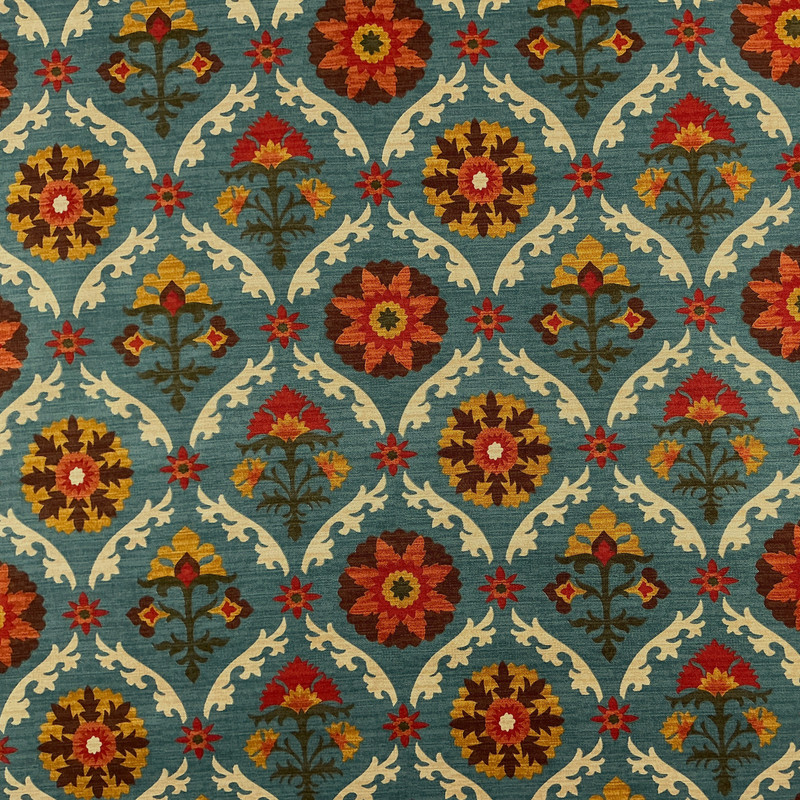 Mayan Medallion Adobe Upholstery/Drapery Fabric by Waverly