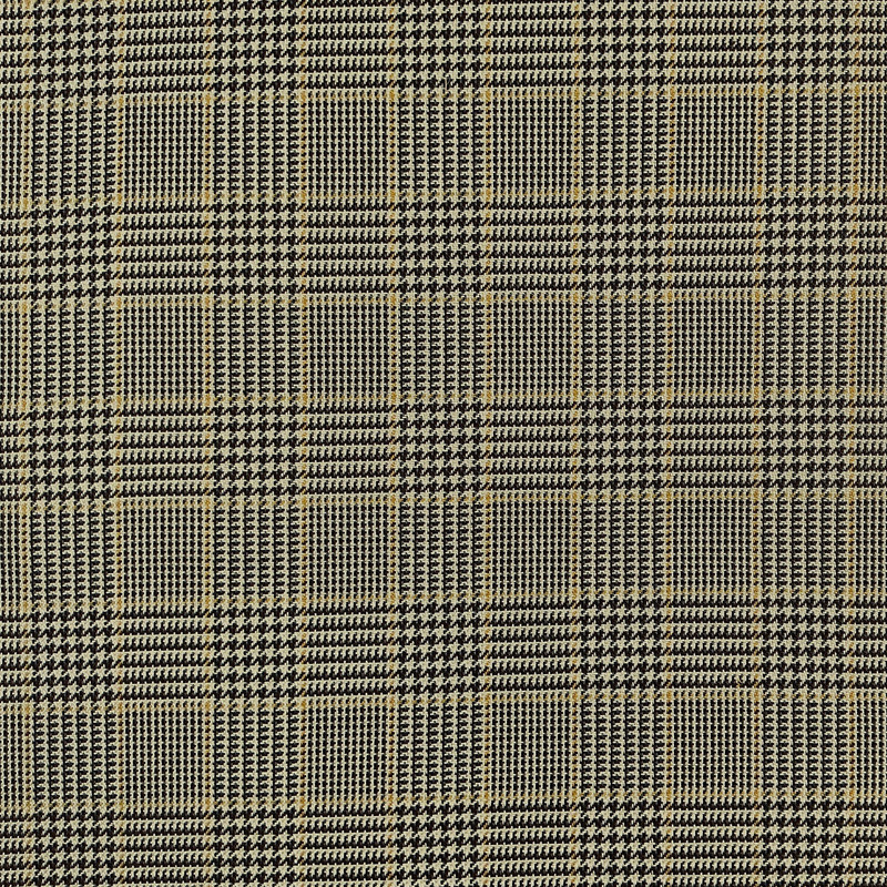 Custom Tweed Check Black Upholstery Fabric by Ralph Lauren