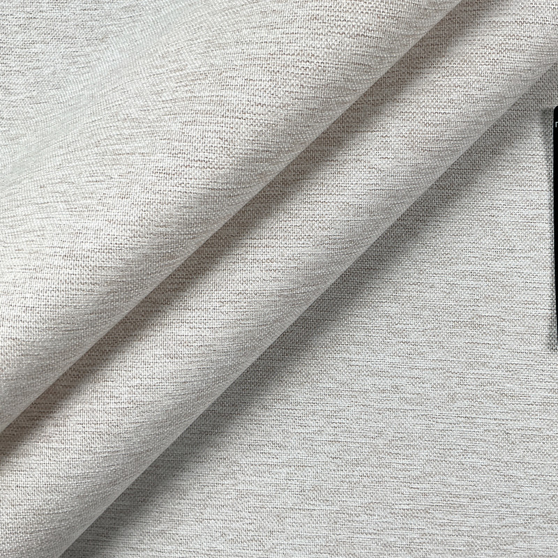 Dutch in Natural | Upholstery Fabric | Heathered White / Beige with Pink Undertones | 54 Inch Wide | Medium Weight | By The Yard