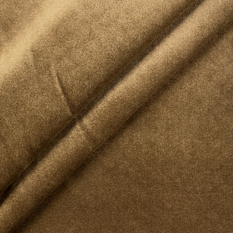 Velvet in Chocolate Brown | Velvet Upholstery Fabric | Solid Dark Brown | Heavyweight | 54" Wide | By the Yard