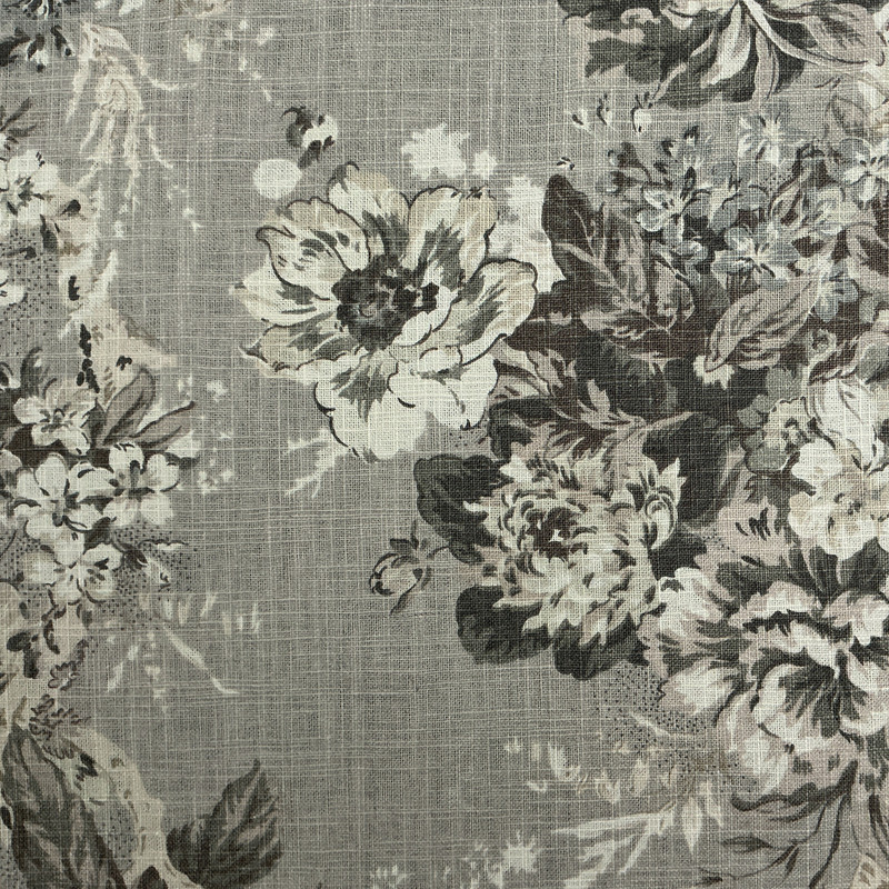 Ballad Bouquet In Platinum by PK Liftstyle  Printed On Linen