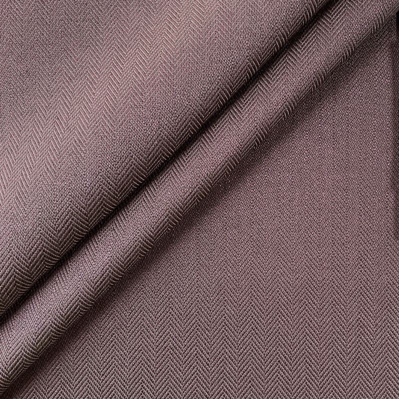 Michael in Mauve | Slipcover Fabric | Herringbone Twill in Taupe and Purple | 54 Inch Wide | Medium Weight | Common Upholstery Blend | By The Yard