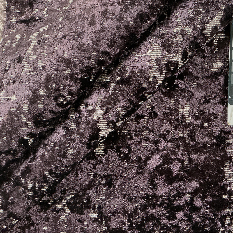 DEEP PURPLE MOTTLED VELVET