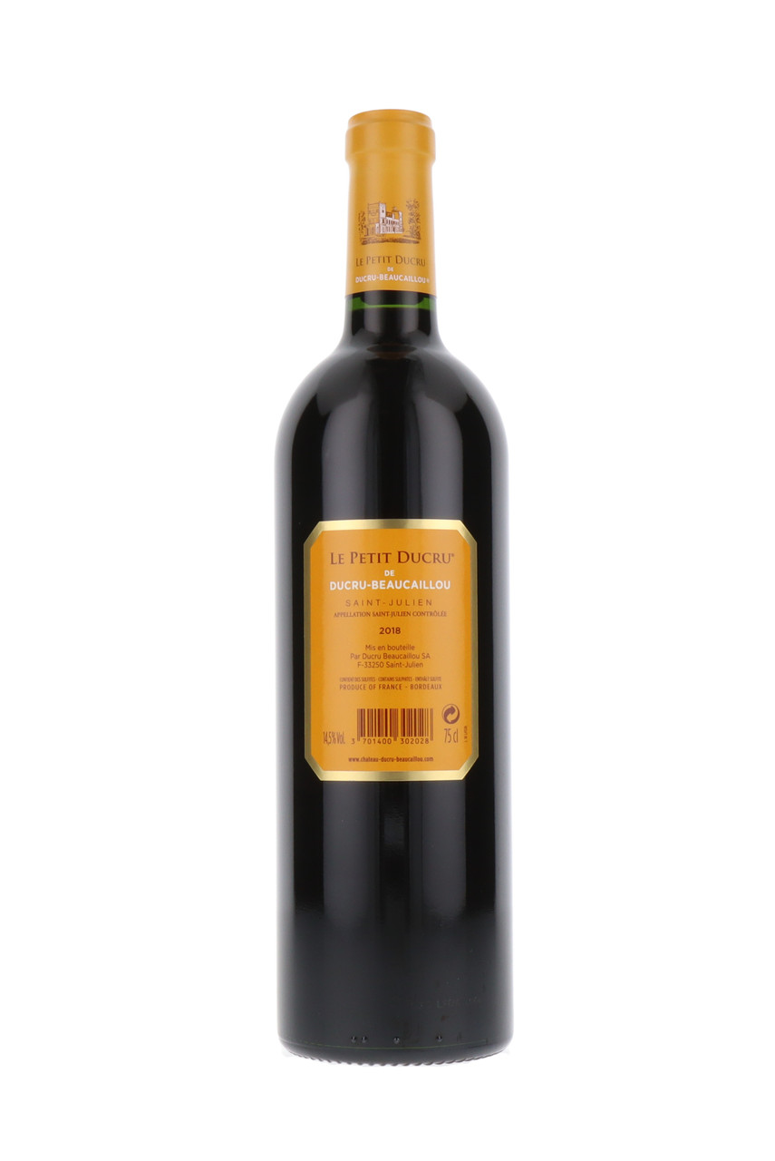 Le Petit Ducru de Ducru Beaucaillou, Saint Julien 2018