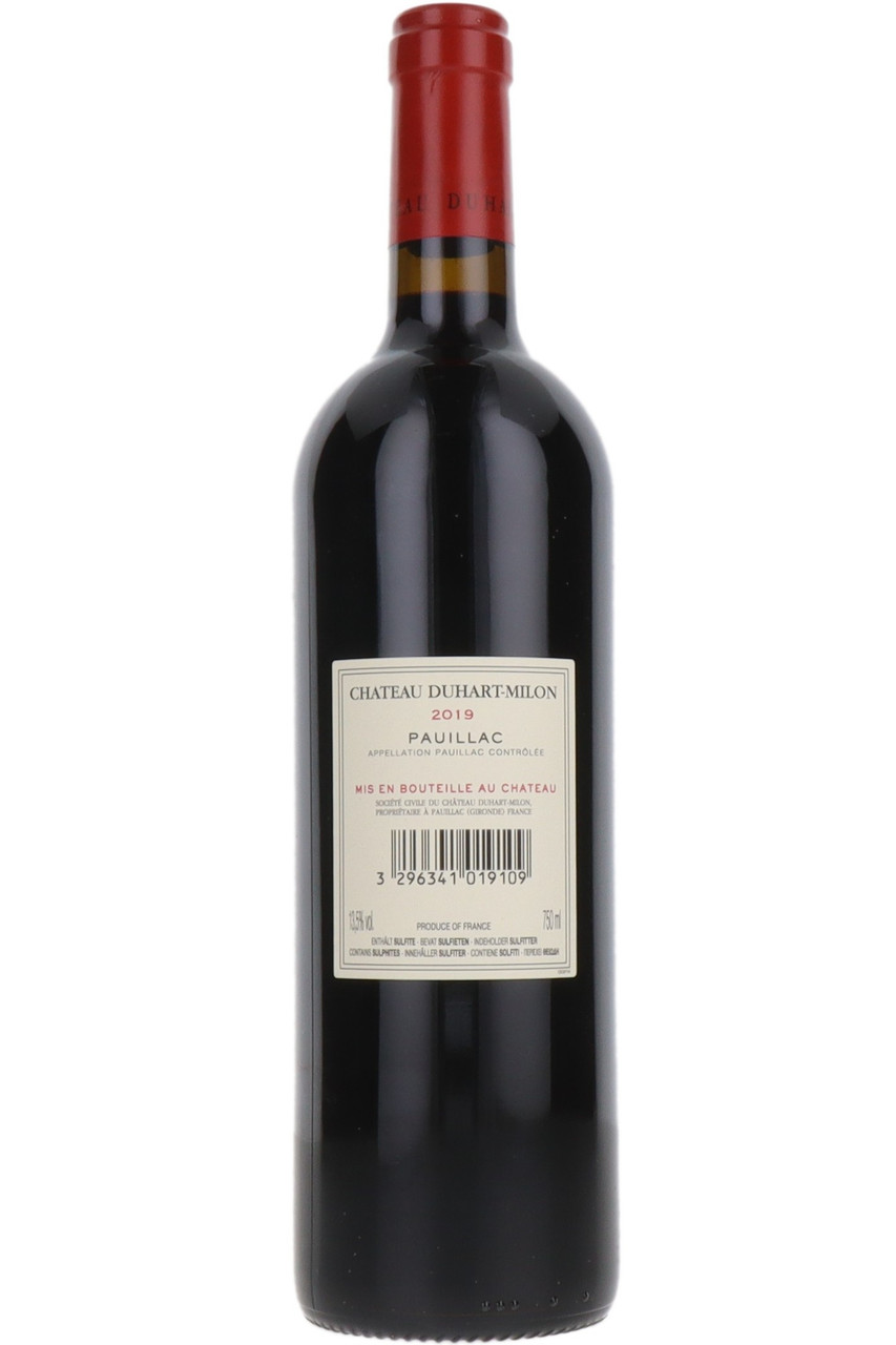 Chateau Duhart-Milon 2019 赤ワイン Chateau Duhart Milon, 4eme Grand Cru Classe, Pauillac, Bordeaux, 2019
