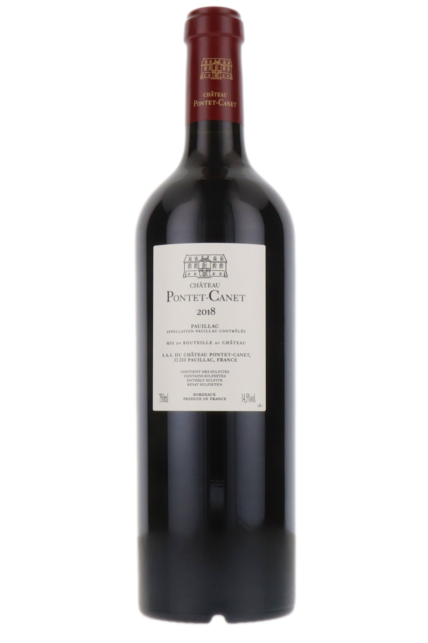 Chateau Pontet Canet 2018 Chateau Pontet Canet from Fraziers Wine
