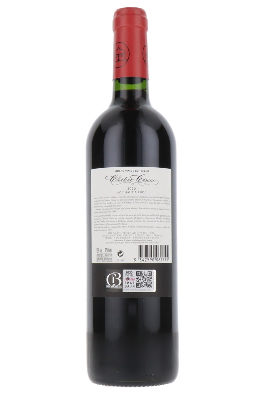 Château Cissac Cru Bourgeois Superieur, Haut Medoc, Bordeaux