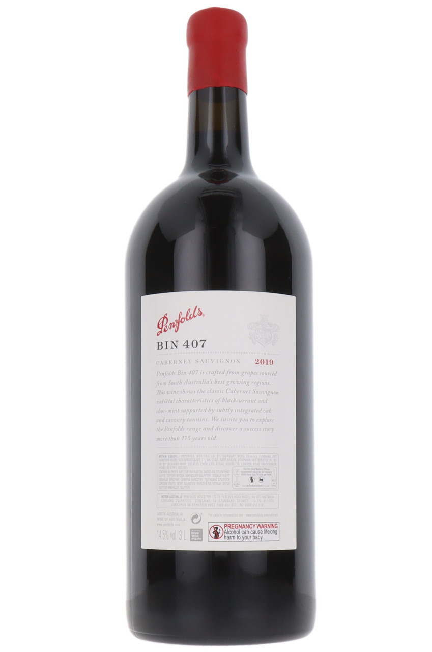 Penfolds BIN 407 Cabernet Sauvignon 2015