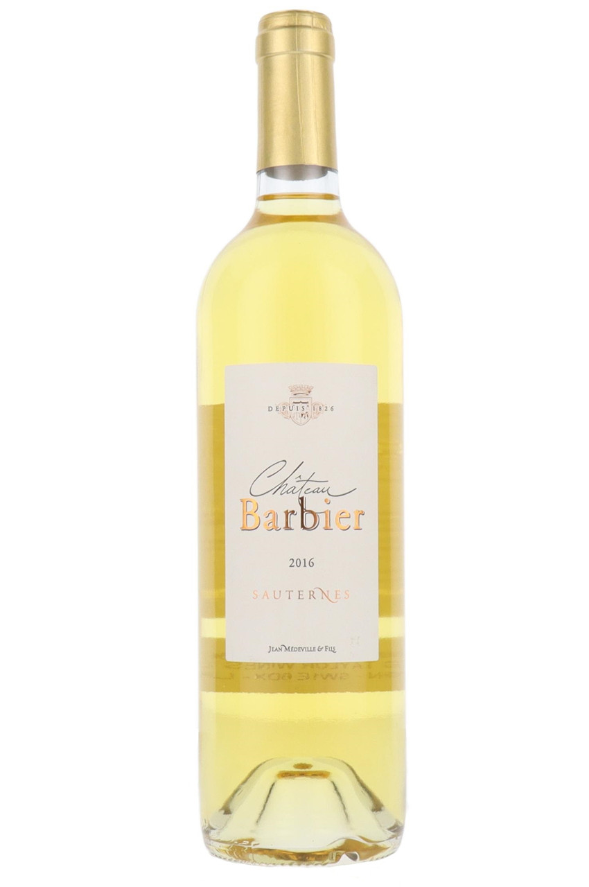 BARBIER / Vin blanc liquoreux de Sauternes / J.Médeville