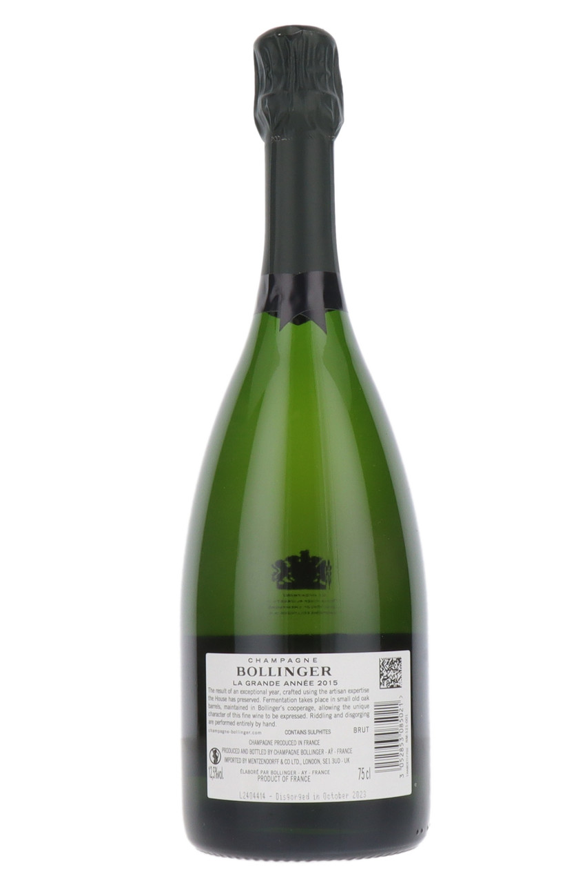 Bollinger La Grande Année Champagne, France, 2015