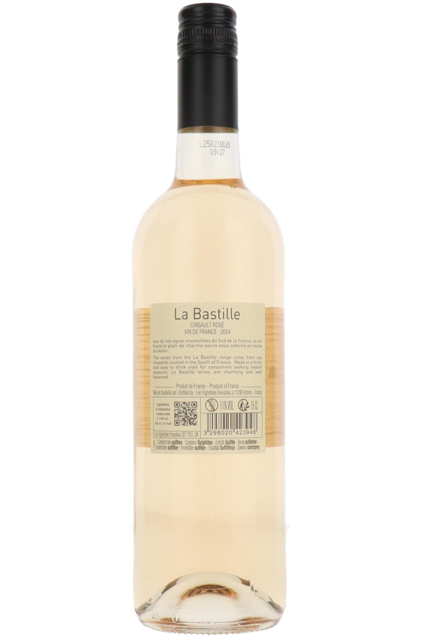 La Bastille Cinsault Rosé, Les Vignobles Foncalieu, Vin de France