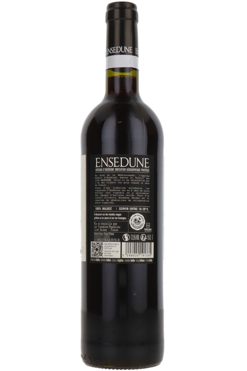 Ensedune Malbec, Les Vignobles Foncalieu, IGP Coteaux d`Enserune