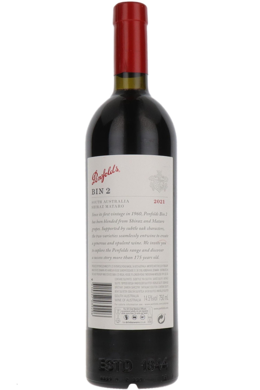Penfolds Bin 2 Shiraz Mataro, Australia, 2021