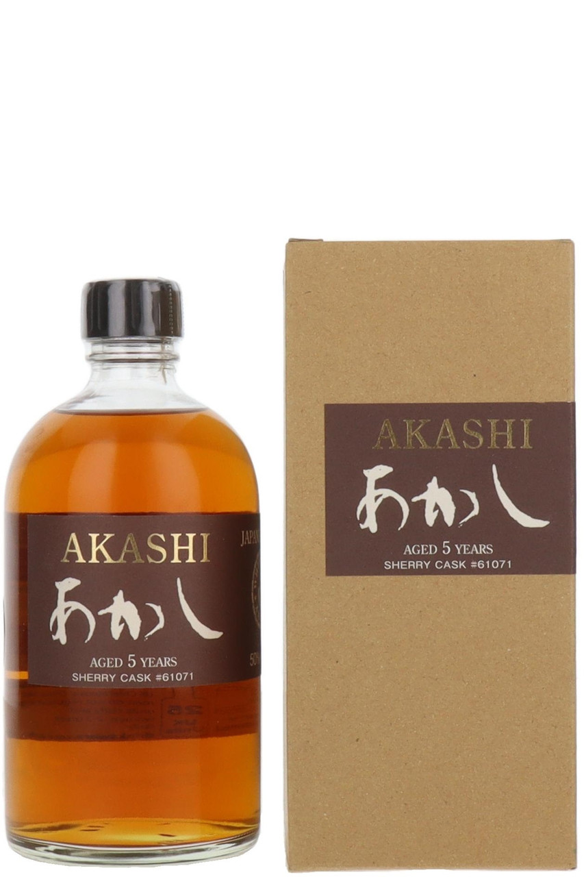 あかしアネホカスクThe Eigashima 5 Years Old Eigashima Akashi Sherry Cask #61071 5 Year Old, Single Malt Whisky
