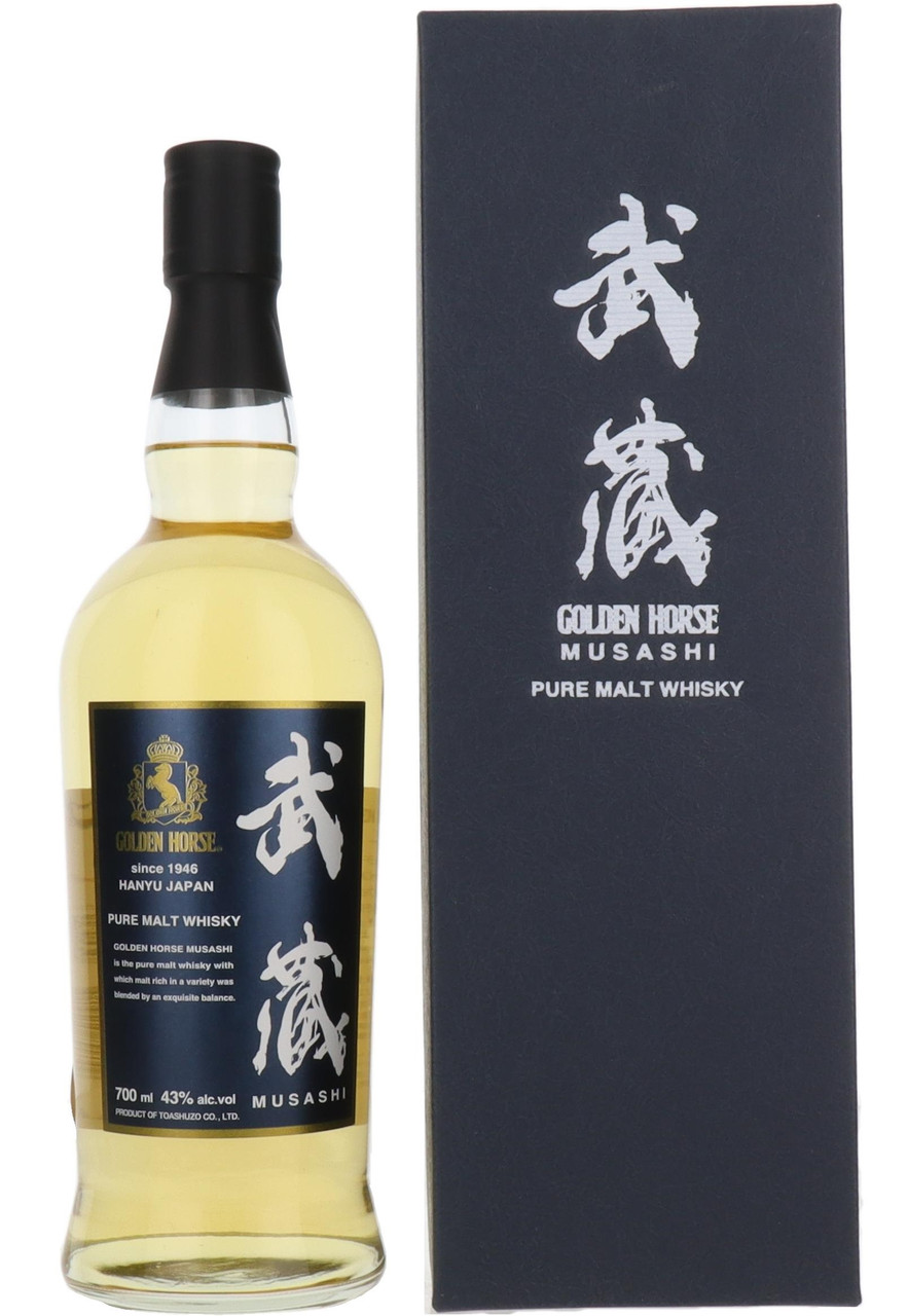 Toa Shuzo Golden Horse Musashi, Pure Malt Whisky, Japan, 70cl
