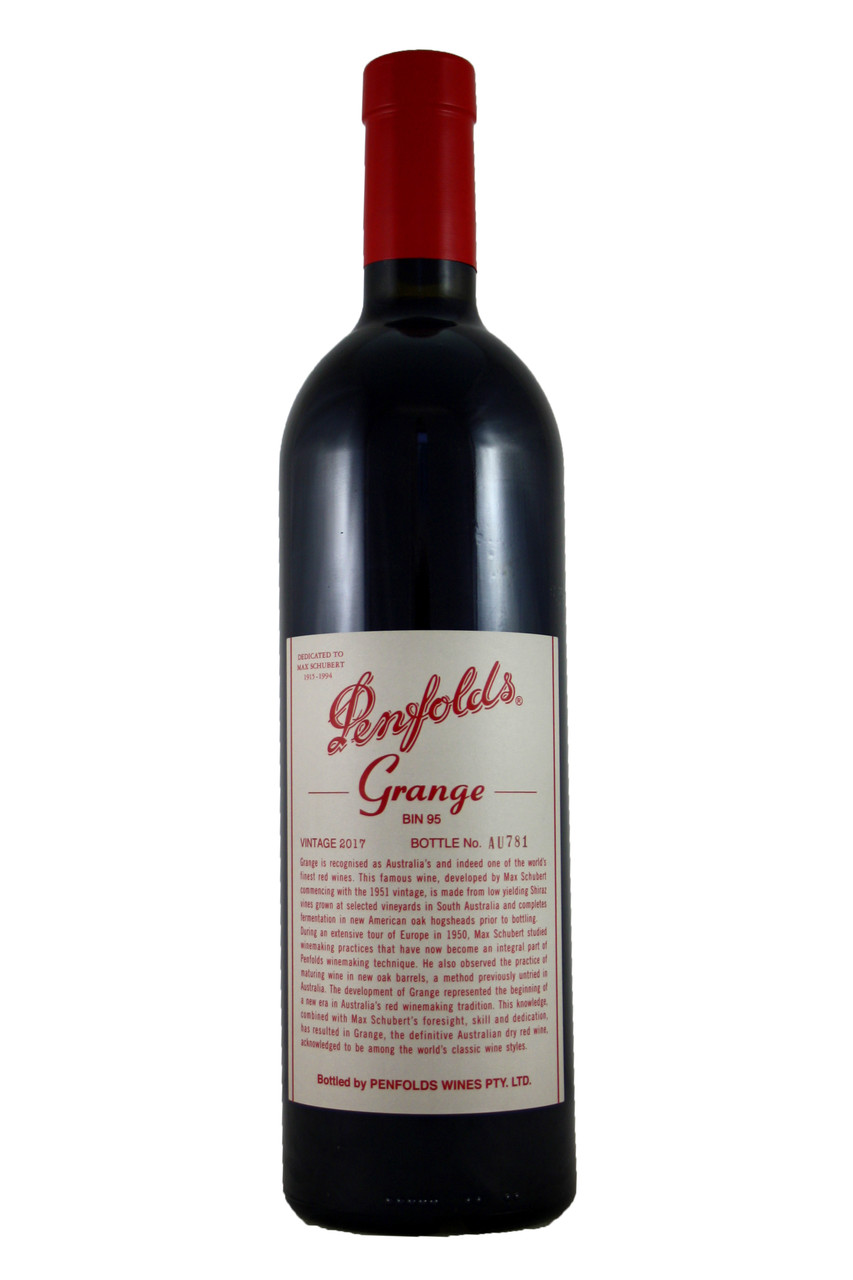 Penfolds Grange 2017 Penfolds Winery from Fraziers Wine