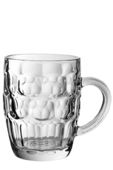 Traditional Dimple Pint Jug Glass