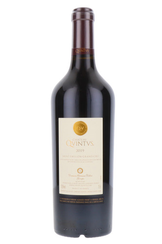 Chateau Quintus Grand Cru, Saint Emilion, Bordeaux, France, 2019