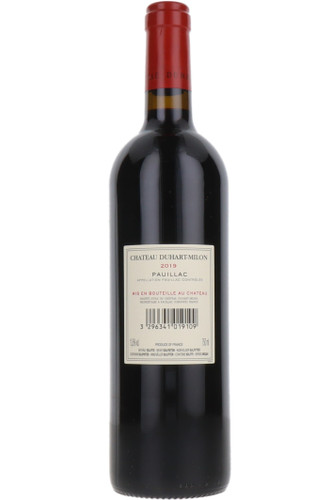 Chateau Duhart Milon, 4eme Grand Cru Classe, Pauillac, Bordeaux, 2019